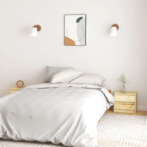 vidaXL 2 darab t&ouml;m&ouml;r fenyőfa &eacute;jjeliszekr&eacute;ny 40 x 30,5 x 35,5 cm