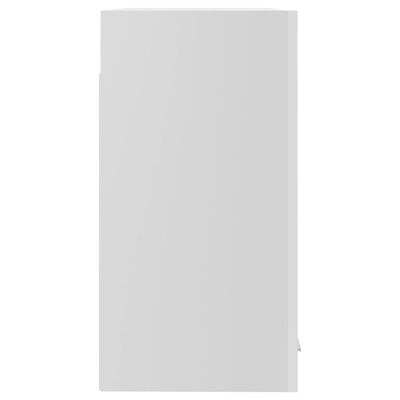 vidaXL magasfényű fehér forgácslap függő üvegszekrény 60 x 31 x 60 cm
