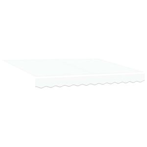 vidaXL Napellenző ponyva Feh&eacute;r 330 x 245 cm Poli&eacute;szter