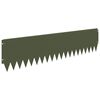 vidaXL Fűszeg&eacute;lyez&eacute;s 10 pcs 103 x 25 cm Ac&eacute;l Olajz&ouml;ld