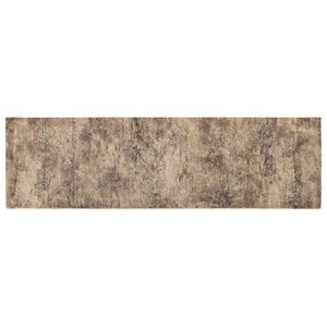 vidaXL Konyhai szőnyeg Barna beton 150 x 45 cm 100% Poliamid