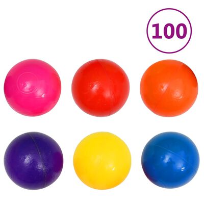 vidaXL többszínű gyermekjátszósátor 350 labdával
