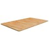 vidaXL vil&aacute;gosbarna kezelt t&ouml;m&ouml;r fa f&uuml;rdőszobai pult 100 x 60 x 1,5 cm