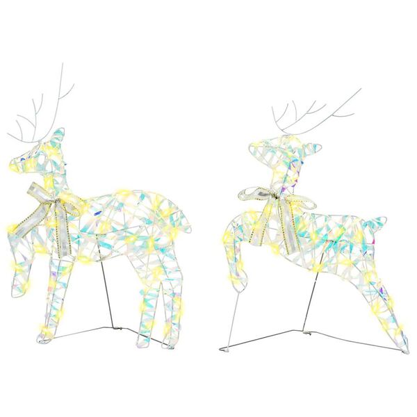 vidaXL LED r&eacute;nszarvasok 40 LED-del 5 pcs T&ouml;bbsz&iacute;nű PET