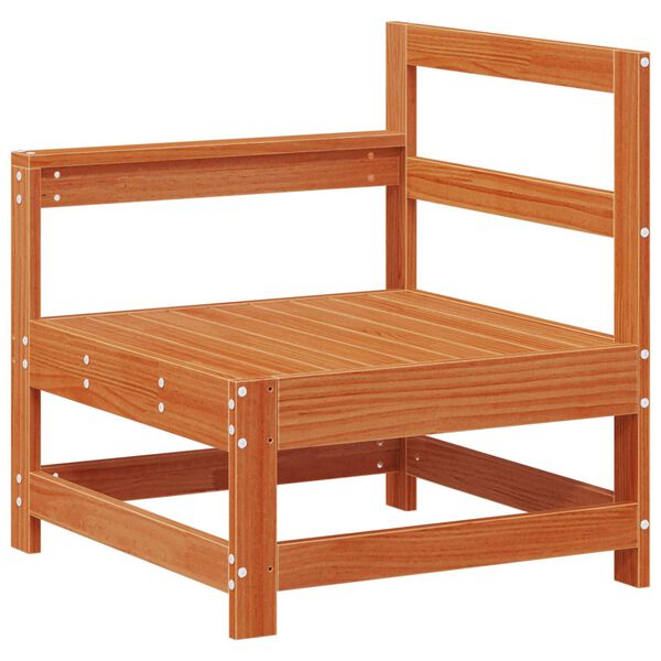 vidaXL Kerti lounge szett 6 pcs Viaszbarna T&ouml;m&ouml;r fenyő