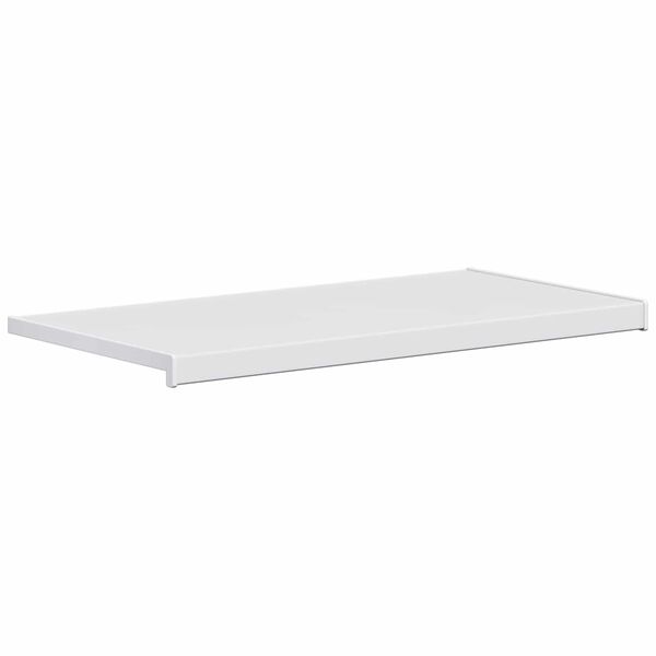 vidaXL Ablakp&aacute;rk&aacute;ny Feh&eacute;r 100 x 45 x 4,5 cm PVC