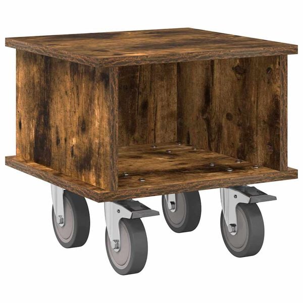 vidaXL TV &aacute;llv&aacute;ny F&uuml;st&ouml;lt t&ouml;lgy 37 x 35 x 35 cm Faanyag