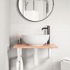 vidaXL ac&eacute;l &eacute;s t&ouml;m&ouml;r t&ouml;lgyfa falra szerelhető mosd&oacute;polc