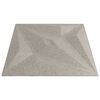 vidaXL Fali panelek Csillag 12 pcs Csillag Beton 50 x 50 cm XPS Hab