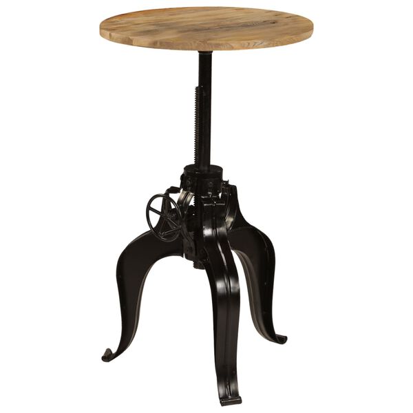 vidaXL tömör mangófa bárasztal 60 x (76-110) cm