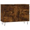 vidaXL f&uuml;st&ouml;s t&ouml;lgy sz&iacute;nű szerelt fa f&uuml;rdőszobaszekr&eacute;ny 80x33x60 cm