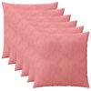 vidaXL P&aacute;rna huzat 6 pcs HEERLEN R&oacute;zsasz&iacute;n 60 x 60 cm B&aacute;rsony