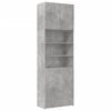 vidaXL betonsz&uuml;rke szerelt fa magasszekr&eacute;ny 80 x 42,5 x 249 cm