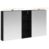 vidaXL F&uuml;rdőszobai Szekr&eacute;ny Szett 3 db 130 x 14,5 x 70 cm Szerelt fa