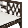vidaXL 9 r&eacute;szes barna polyrattan kerti &eacute;tkezőgarnit&uacute;ra p&aacute;rn&aacute;kkal