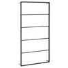 vidaXL fekete ac&eacute;l t&ouml;r&ouml;lk&ouml;zőtart&oacute; 60 x 10 x 116 cm