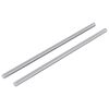 vidaXL Menetes R&uacute;d 2 db Ez&uuml;st 6 x 170 mm Ac&eacute;l