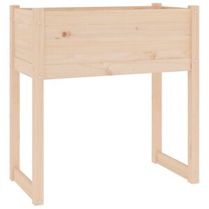 vidaXL t&ouml;m&ouml;r fenyő n&ouml;v&eacute;nytart&oacute; 78x40x81 cm
