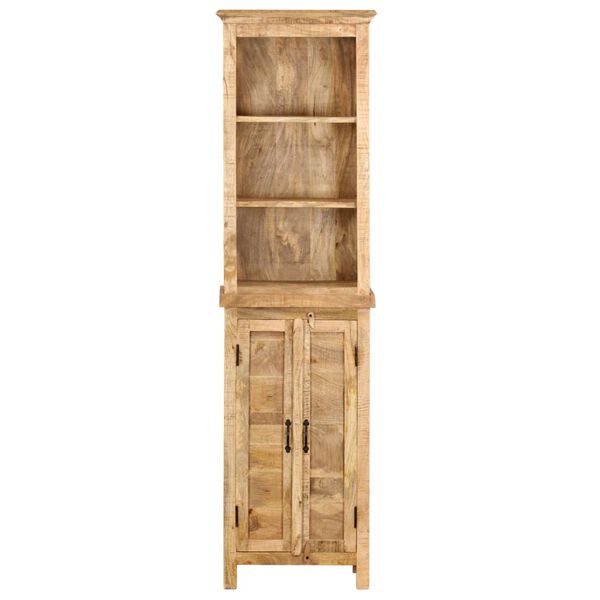 vidaXL t&ouml;m&ouml;r mang&oacute;fa k&ouml;nyvespolc 50 x 30 x 180 cm