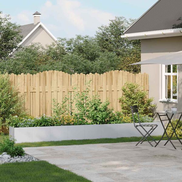 vidaXL növénytartó 360x40x40 cm horganyzott acél