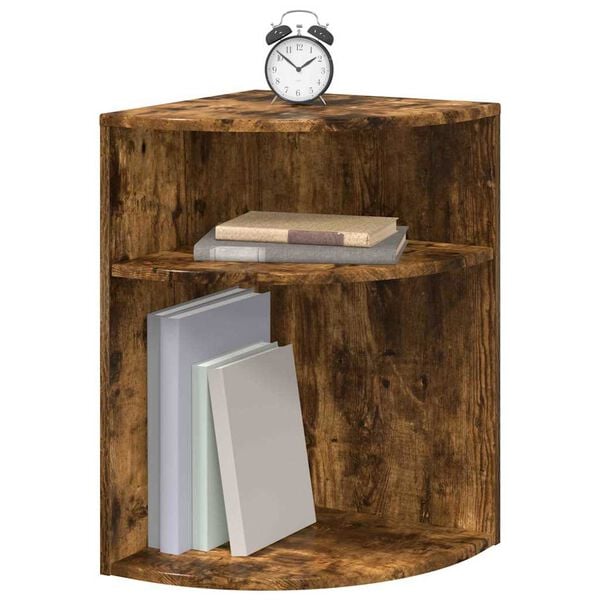 vidaXL V&eacute;gasztal F&uuml;st&ouml;lt t&ouml;lgy 39,7 x 39,7 x 60 cm Faanyag