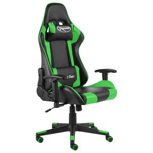 vidaXL z&ouml;ld PVC forg&oacute; gamer sz&eacute;k