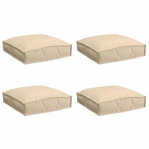 vidaXL P&aacute;rna 4 db Oxford Sz&ouml;vet B&eacute;zs 40 x 40 x 8 cm