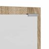 vidaXL Fali Kab&aacute;thorog t&uuml;k&ouml;rrel Sonoma t&ouml;lgy 100 x 10 x 100 cm Faanyag