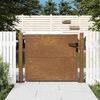 vidaXL Corten ac&eacute;l kerti kapu 100x100 cm