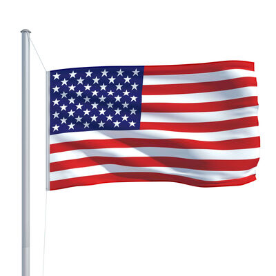 vidaXL amerikai zászló 90 x 150 cm