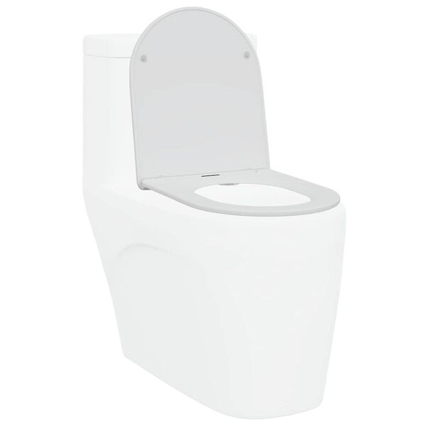 vidaXL WC &uuml;lőke Feh&eacute;r 47 x 36 x 3,4 cm Duroplast