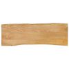 vidaXL t&ouml;m&ouml;r mang&oacute;fa term&eacute;szetes &eacute;lű asztallap 110 x 40 x 2,5 cm
