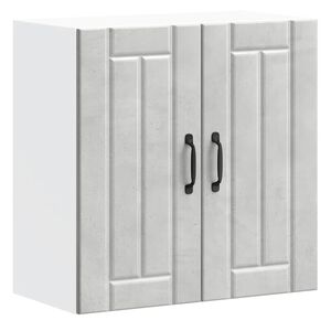 vidaXL konyhai fali szekr&eacute;ny Lucca betonsz&uuml;rke szerelt fa