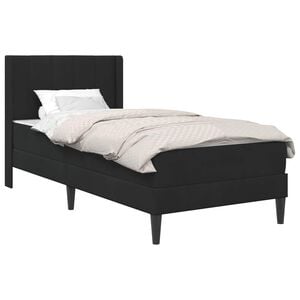 vidaXL &Aacute;gykeret matraccal fejt&aacute;ml&aacute;val Fekete 80 x 200 cm B&aacute;rsony