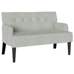 vidaXL Chesterfield Pad Vil&aacute;gossz&uuml;rke 112 x 65,5 x 75 cm B&aacute;rsony