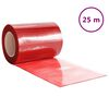 vidaXL piros PVC ajt&oacute;f&uuml;gg&ouml;ny 300 mm x 2,6 mm 25 m