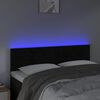 vidaXL fekete b&aacute;rsony LED-es fejt&aacute;mla 144x5x78/88 cm