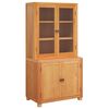 vidaXL T&aacute;rol&oacute; b&uacute;tor k&eacute;szlet 2 db Barna 80 x 50 x 160 cm T&ouml;m&ouml;r T&ouml;lgyfa