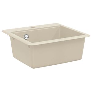 vidaXL Mosogat&oacute; 80% Kvarc &eacute;s 20% Gyanta 470 x 440 mm B&eacute;zs