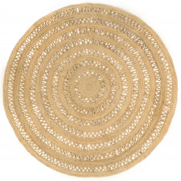 vidaXL kézzel font jutaszőnyeg 210 cm