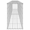 vidaXL horganyzott ac&eacute;l gabion fal fed&eacute;llel 300 x 30 x 50 cm