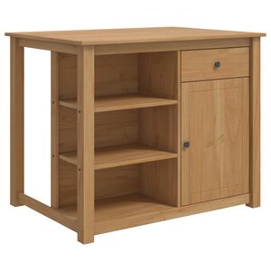 vidaXL Konyhai sziget szett 2 db PANAMA M&eacute;zes Viasz 112 x 77 x 90 cm