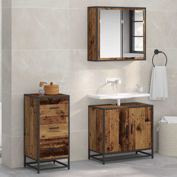 vidaXL Sz&eacute;f &Ouml;reg fa 35.5 x 35 x 76 cm