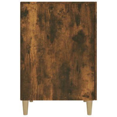 vidaXL füstös tölgyszínű szerelt fa íróasztal 140 x 50 x 75 cm