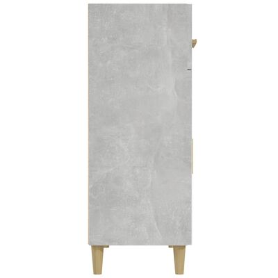vidaXL betonszürke szerelt fa tálalóasztal 69,5 x 34 x 89 cm