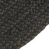 vidaXL antracit &eacute;s nat&uacute;r megford&iacute;that&oacute; kerek fonott jutaszőnyeg 180 cm