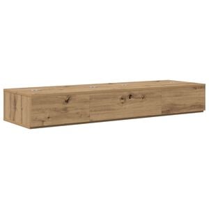 vidaXL St&uacute;di&oacute; &iacute;r&oacute;asztal K&eacute;zműves T&ouml;lgy 130 x 40 x 19,5 cm Szerelt Fa