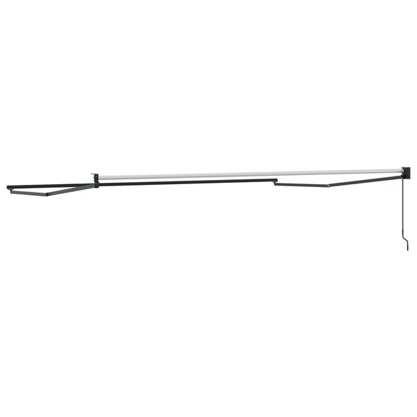 vidaXL K&eacute;zi beh&uacute;zhat&oacute; napernyő v&aacute;z Antracit 4 x 2 m Alum&iacute;nium