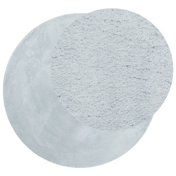 vidaXL HUARTE k&eacute;k r&ouml;vid sz&aacute;l&uacute; puha &eacute;s moshat&oacute; szőnyeg &Oslash; 100 cm