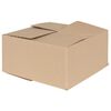 vidaXL Hajthat&oacute; doboz 50 db Term&eacute;szetes 30 x 30 x 15 cm Karton